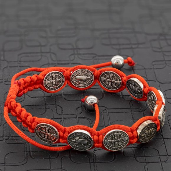 Benedictine Bracelet-  Adjustable - Includes 3 bracelets- one each style - Picture 9 of 13